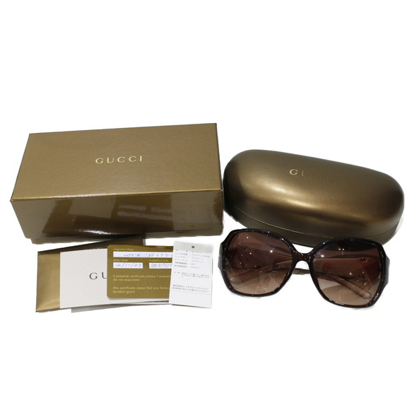 Gucci Round Sunglasses Brown - Picture 11 of 11